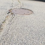 Potholes at 15555 49 St NW