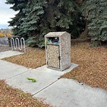 Overflowing Garbage Cans at 9231 100 Avenue NW