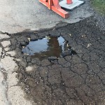 Potholes at 9207 58 Street NW