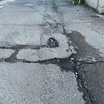 Potholes at 8525 109 Street NW