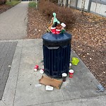 Overflowing Garbage Cans at 7728 Summerside Grande Boulevard SW