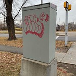 Graffiti Public Property at 8728 Gateway Boulevard NW