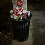 Overflowing Garbage Cans at 8219 Summerside Grande Boulevard SW