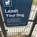 Dog Off Leash Parks Sign Maintenance at 11220 University Avenue NW