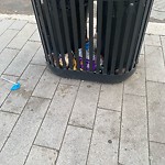 Overflowing Garbage Cans at 9516 102 Avenue NW