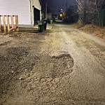 Potholes at 9606 75 Avenue NW