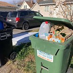 Overflowing Garbage Cans at 9623 109 Avenue NW