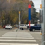 Traffic Sign at 10610 82 Street NW