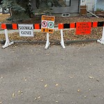 Traffic Sign at 10501 164 Street NW