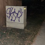 Graffiti Public Property at 9945 85 Avenue NW