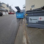 Overflowing Garbage Cans at 3010 33 Avenue NW