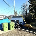 Overflowing Garbage Cans at 8070 Argyll Rd NW