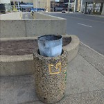 Overflowing Garbage Cans at 10245 102 Street NW