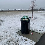 Overflowing Garbage Cans at 1707 182 Street SW