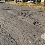 Potholes at 7202 98 Street NW