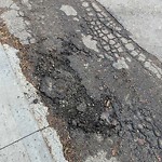 Potholes at 9644 151 Street NW