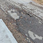 Potholes at 15105 97 Avenue NW