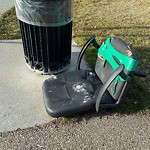 Overflowing Garbage Cans at 3304 21 Avenue NW