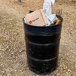 Overflowing Garbage Cans at 2304 113 A Street NW