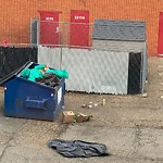 Overflowing Garbage Cans at 3303 118 Avenue NW