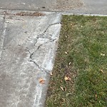 Sidewalk Concern at 5509 109 Street NW