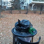 Overflowing Garbage Cans at 10945 103 Avenue NW