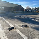 Potholes at 5508 19 A Avenue NW