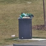 Overflowing Garbage Cans at 6629 Knox Place SW