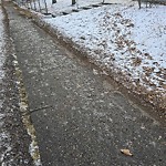 Sidewalk Concern at 10304 81 Street NW