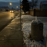 Overflowing Garbage Cans at 7803 160 Avenue NW