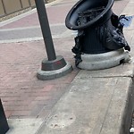 Overflowing Garbage Cans at 10222 102 Street NW