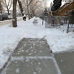 Winter Sidewalk Concern at 11149 96 Street NW