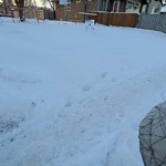 Winter Sidewalk Concern at 11724 97 Street NW