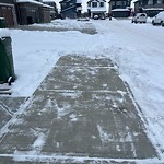 Winter Sidewalk Concern at 15626 18 Avenue SW