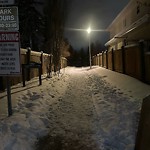 Winter Sidewalk Concern at 728 Butterworth Drive NW