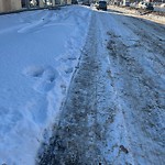 Winter Sidewalk Concern at 13215 97 Street NW