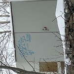 Graffiti Public Property at 105 St NW