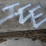 Graffiti Public Property at 2 Sir Winston Churchill Square NW