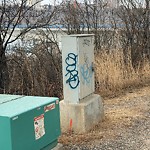 Graffiti Public Property at 11037 97 Avenue NW