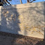 Graffiti Public Property at 812 Lee Ridge Road NW