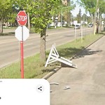 Traffic Sign at 15306 87 Avenue NW