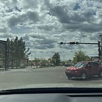Traffic Sign at 6006 Currents Drive NW