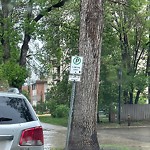 Traffic Sign at 10030 114 Street NW
