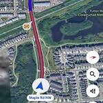 Traffic Sign at Maple Rd Nw, Edmonton T6 T 0 N4