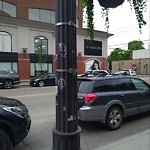 Traffic Sign at 10508 Whyte Ave Nw, Edmonton, Ab T6 E 2 A4, Canada