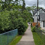 Obstruction - Public Road/Walkway at 11102 64 Avenue NW