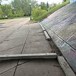 Obstruction - Public Road/Walkway at James Mc Donald Bridge