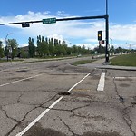 Potholes at 104 Bainbridge Crescent NW