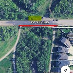 Potholes at 15345 Campbell Road NW