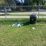 Litter Public Property at 10950 127 Street NW